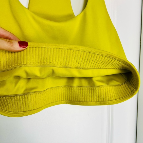 Girlfriend Collective Set: Rare Chartreuse Paloma Bra & High‑Rise Leggings M - Picture 6 of 13